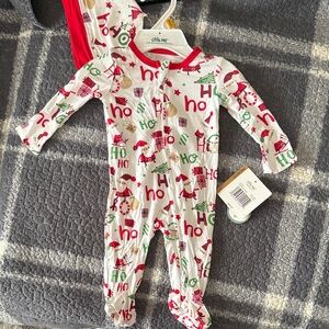 Little Me Holiday One Piece newborn